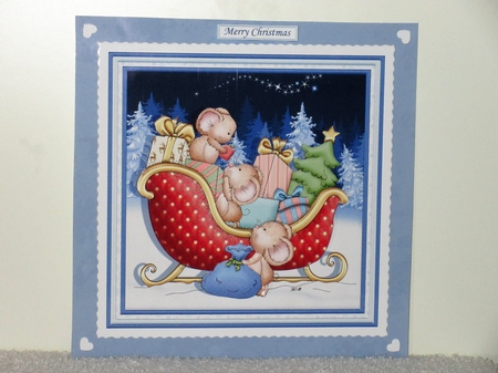 BELIEVE IN MAGIC Christmas 7.5 Decoupage & Insert Mini Kit by Wayne Swan