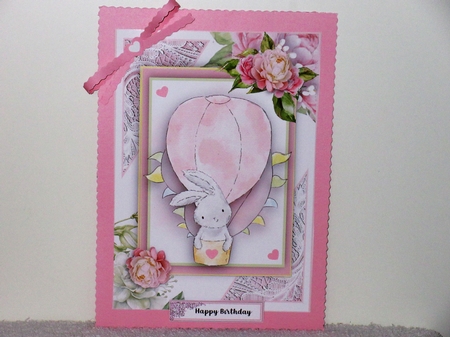 A5 cute bunny balloon ride by Wayne Swan