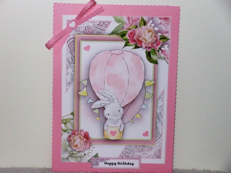 A5 cute bunny balloon ride by Wayne Swan