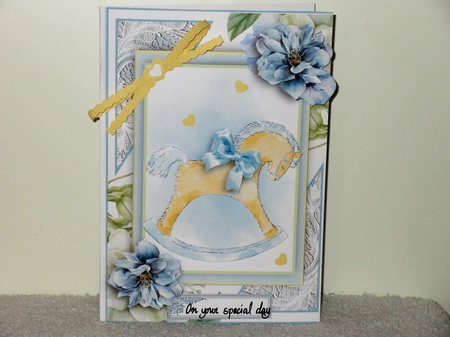 Baby boy rocking Horse by Wayne Swan