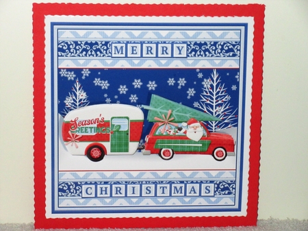 SANTA CARAVAN Christmas Easy Cut Word Strips & Alphabet Kit by Wayne Swan