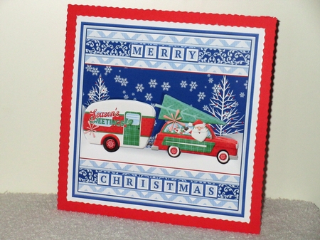 SANTA CARAVAN Christmas Easy Cut Word Strips & Alphabet Kit by Wayne Swan