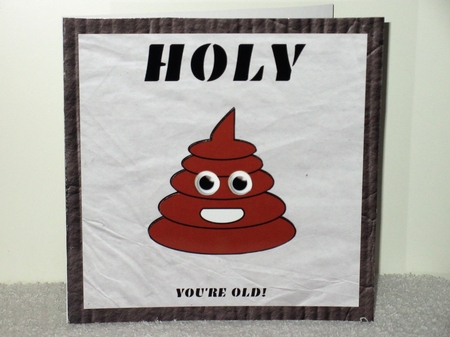 Holy **** youre old - card mini kit & decoupage by Wayne Swan