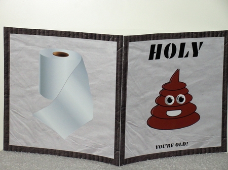 Holy **** youre old - card mini kit & decoupage by Wayne Swan