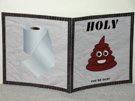 Holy **** youre old - card mini kit & decoupage by Wayne Swan
