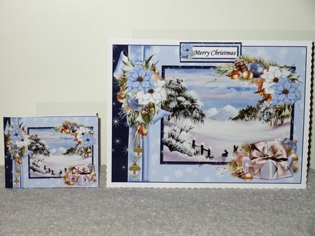 The snowy Christmas scene mini kit 3 by Wayne Swan