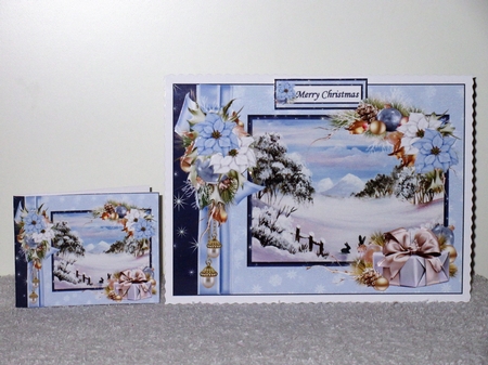 The snowy Christmas scene mini kit 3 by Wayne Swan