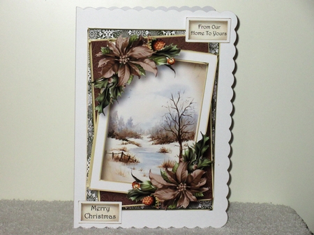 Framed Christmas - The Frozen Stream by Wayne Swan