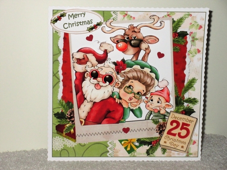 8x8 Santas Christmas family photo mini kit by Wayne Swan