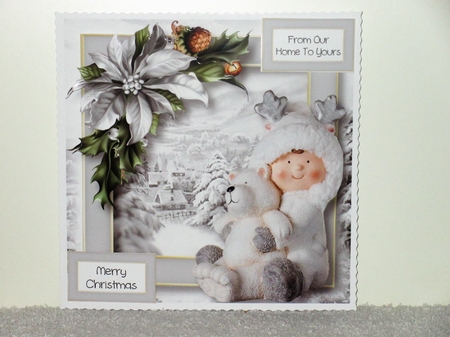 Warm Grey Christmas - Polar Bear by Wayne Swan