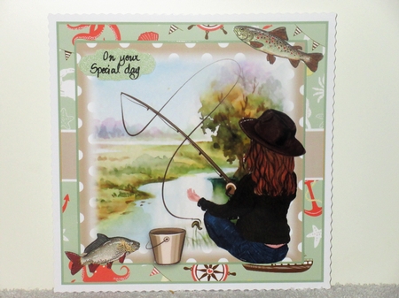 Gone Fishing Female by Wayne Swan
