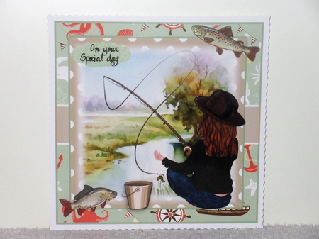 Gone Fishing Female by Wayne Swan