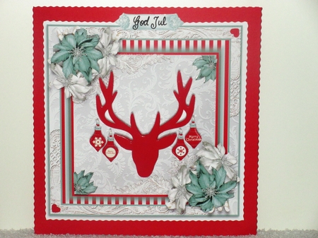 Scandanavian Style Deer Christmas by Wayne Swan