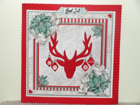 Scandanavian Style Deer Christmas by Wayne Swan