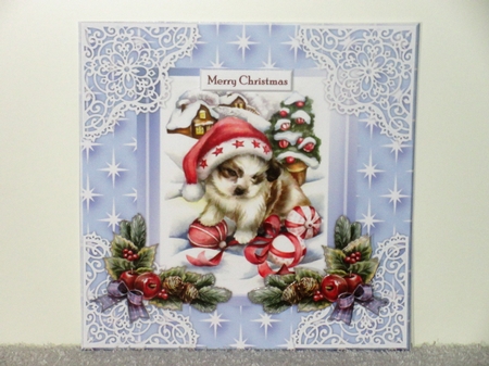 Mk Cute Puppy In The Snow Mini Kit by Wayne Swan