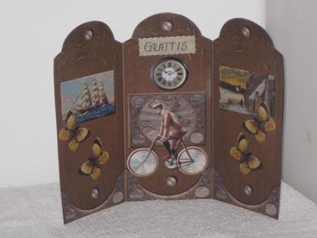 Trifold Vintage Male Card by Wayne Swan