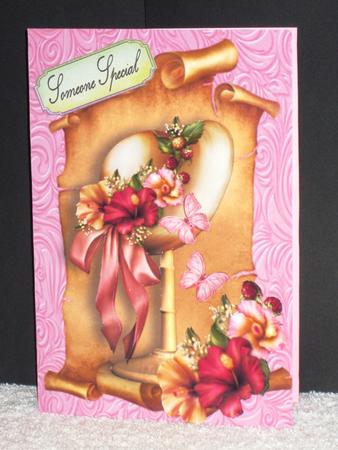 Beautiful Floral Vintage Hat in Scroll by Wayne Swan