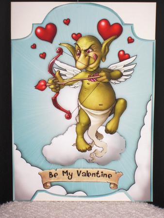 The Love Goblin Screen Card with Step by Step by Wayne Swan