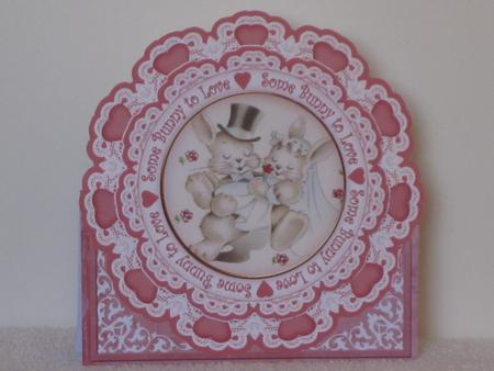 Love Bunnies Some Bunnie to Love Picture Doily C & E Kit by Wayne Swan
