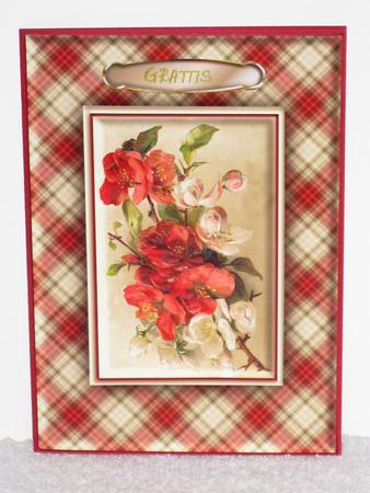 Pink & Cream Flowers Quick Card by Wayne Swan