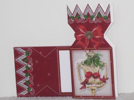 Lovebirds Red Cracker Card & Envelope Mini Kit by Wayne Swan