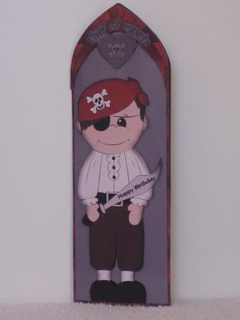 Fancy Arch with Cute Pirate Dl by Wayne Swan