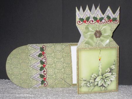 Olive Candle Cracker Card & Envelope Mini Kit by Wayne Swan