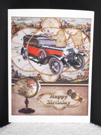 A Vintage Car for Dad Diamond Pyramid by Wayne Swan