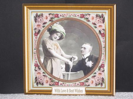 Happy Anniversary 7'' Pyramid Card Front by Wayne Swan
