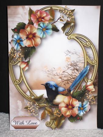 Summer Garden & Golden Frame by Wayne Swan