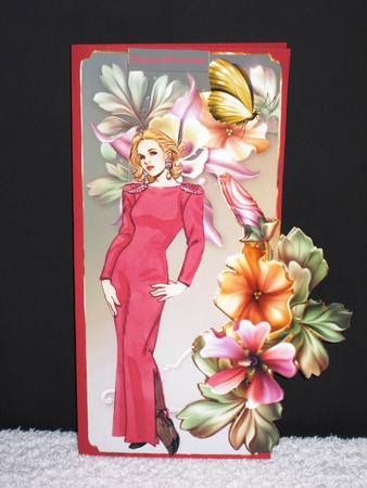 Evening Flowers Over the Edge with Decoupage by Wayne Swan