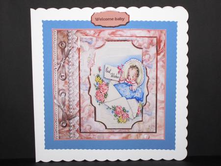 New Baby Girl or Boy Card Front by Wayne Swan