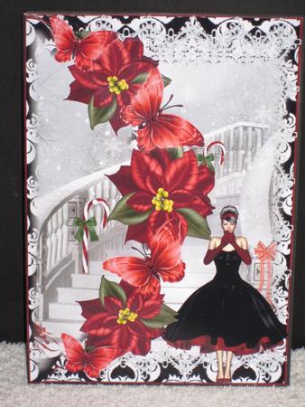 Gorgeous Poinsettia Flutters Topper by Wayne Swan