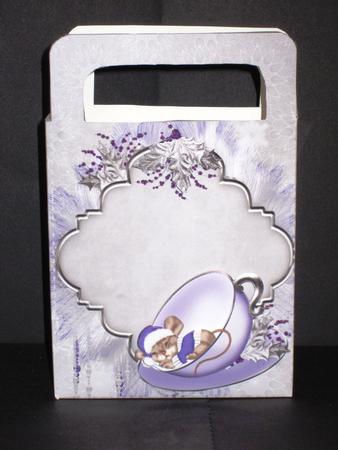 'twas the Night Before Christmas Silver Gift Bag by Wayne Swan