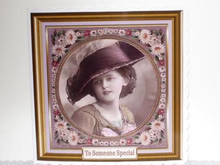 To Someone Special Pyramid Card Front by Wayne Swan