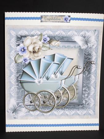 Retro Twins Baby Boy Topper by Wayne Swan