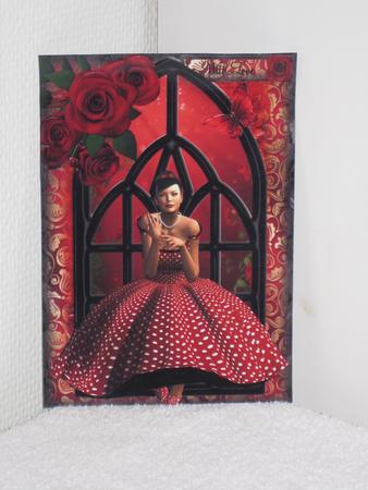 Beautiful Red Rose by the Window by Wayne Swan