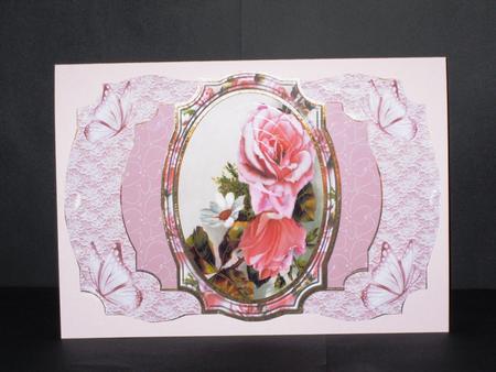 Vintage Rose Bracket Card Mini Kit by Wayne Swan