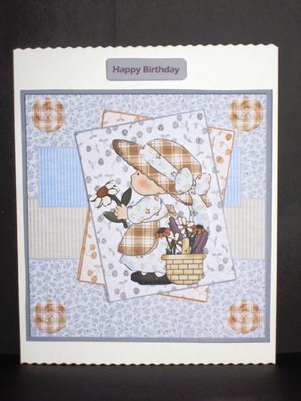 Meadow Flowers Card and Decoupage by Wayne Swan