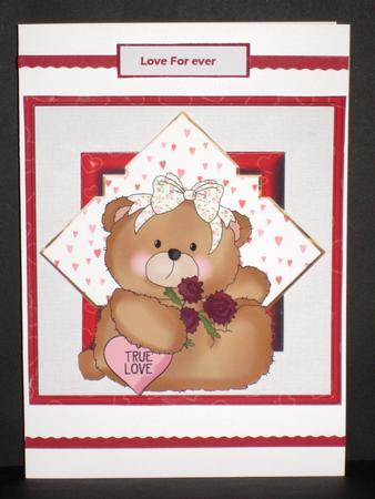 Love Bear Card with Topper by Wayne Swan