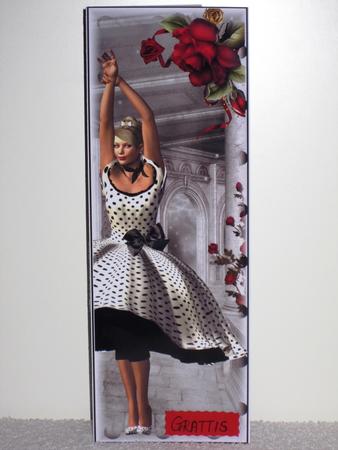 Polka Dots and Petticoats Large Dl Card by Wayne Swan