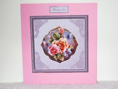 Posy of Roses Card with Petal Stackers by Wayne Swan