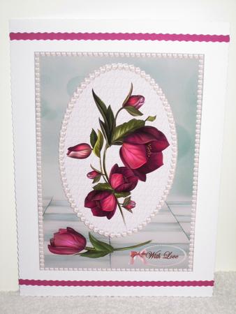 Tulips in Pearl Frame by Wayne Swan