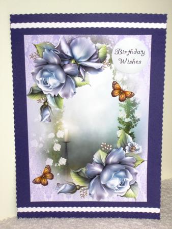 Soft Blue Porcelain Roses by Wayne Swan