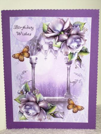 Soft Purple Porcelain Roses by Wayne Swan