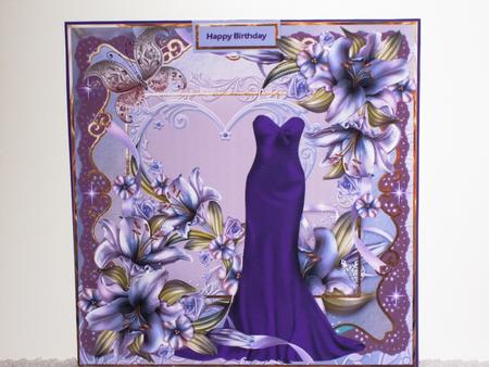 Purple Prom Dress 8x8 Mini Kit by Wayne Swan