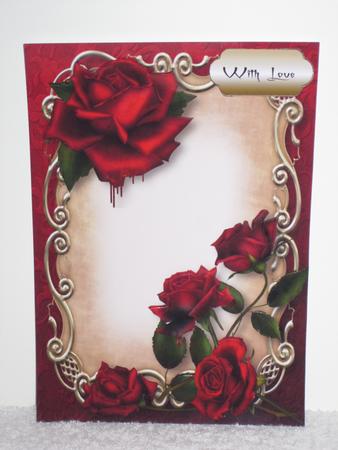 Gothic Dread Roses Floral Plaque by Wayne Swan