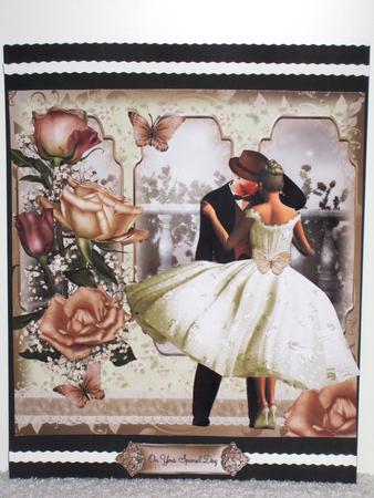 Romance on the Balcony Card Front Kit by Wayne Swan