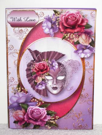 Centre Circle - Beautiful Belle Roses Masque by Wayne Swan