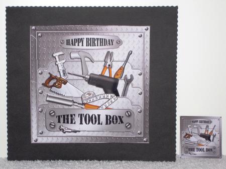 Birthday DIY Toolbox Scallop Corner Side Stacker by Wayne Swan